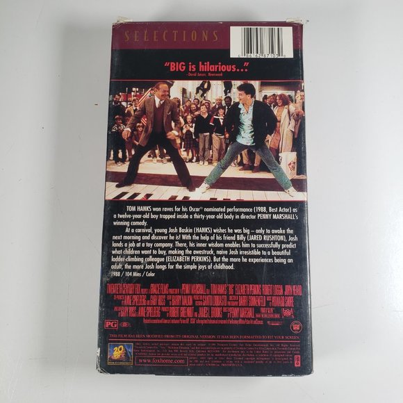Tom Hanks BIG VHS Tape Tested Working 20th Century Fox Collections - Picture 2 of 3